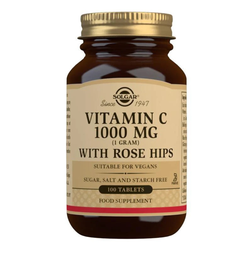 Solgar Vitamin C with Rose Hips tablets image 0